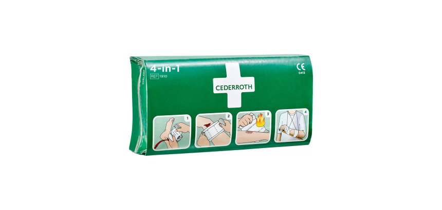 Bandage hémostatique 4-en-1, universel