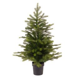 Sapin de Noël mini avec pot - Mini Grandis- Hauteur 60 cm