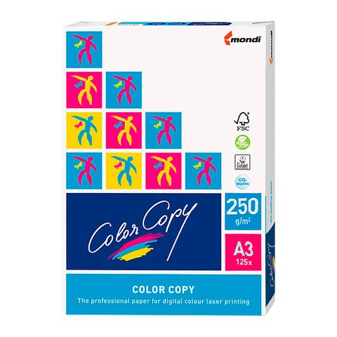 Papel blanco A3 250 g Color Copy - paquete de 125 hojas