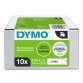 Dymo D1 2093096 / 41913 Authentic Label Tape Self Adhesive Black Print on White 9 mm x 7m Pack of 10