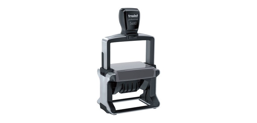 Trodat Printy 5480 sello con texto personalizable 67 x 47 mm monocromo