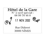 Trodat Printy 4727 sello con texto personalizable 59 x 40 mm monocromo