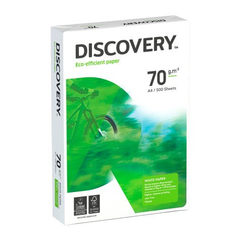 Papier A4 wit 70 g Discovery - riem van 500 vellen