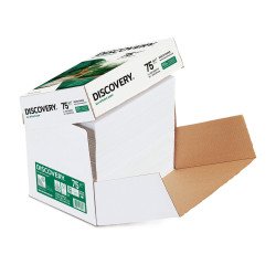 Papel A4 blanco 75 g Discovery - Caja de 2500 hojas