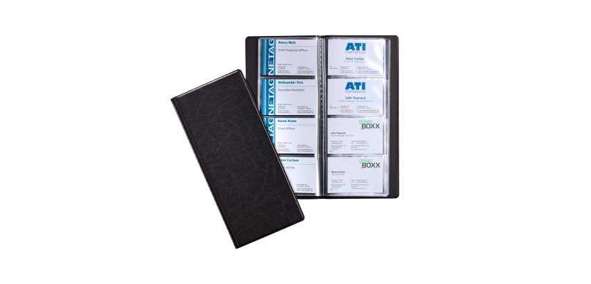 Album pour cartes de visite VISIFIX, plastique