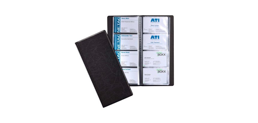 VISIFIX business card album, plastic