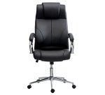 Fauteuil de direction ANYE simili cuir - avec accoudoirs - Mécanisme Basculant centré - Pieds chromé