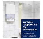 Distributeur d'Essuie-mains TorkXpress enchevêtrés H2, distribution feuille-à-feuille, modèle mince