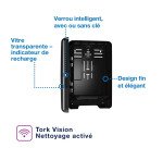 TorkXpress H2 Multi-fold Hand Towel Dispenser, sheet-by-sheet dispensing, slim model.