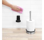 Porte papier toilette rouleau Brabantia métal inox