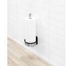 Porte papier toilette rouleau Brabantia métal inox