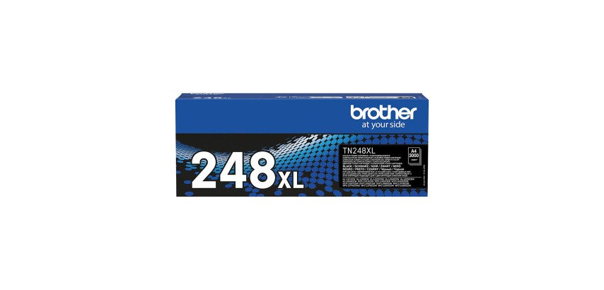 Toner Brother TN248BK XL noir haute capacité pour imprimante laser