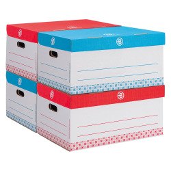 Caisse archives Carton Bruneau - H 27 x L 55 x P 36 cm - Haute résistance - Couleur