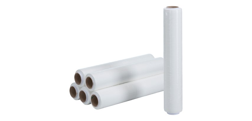 Film extensible manual EcoWrapp - con mandril - 12/20 micras