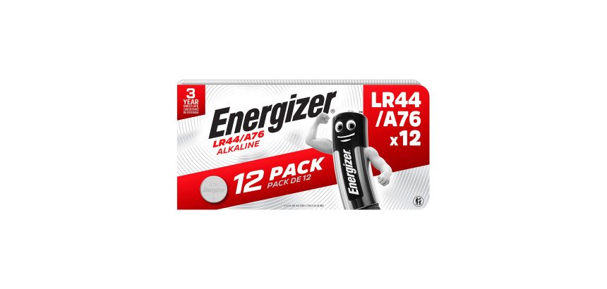 Pile Energizer LR44/ A76 alcaline conf. da 12 pz