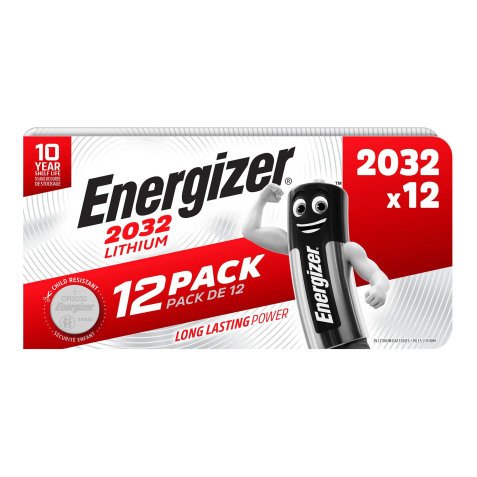 Pile Energizer 2032 al litio conf. da 12 pz