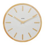 Horloge murale Epsilon Ø 30 cm - Bois naturel
