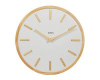 Wall clock Epsilon Ø 30 cm - Natural wood