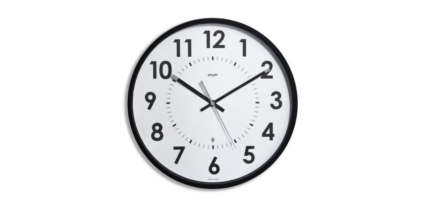 Wanduhr Abby Ø 30 cm – funkgesteuert