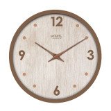 Horloge éco-conçue, marron