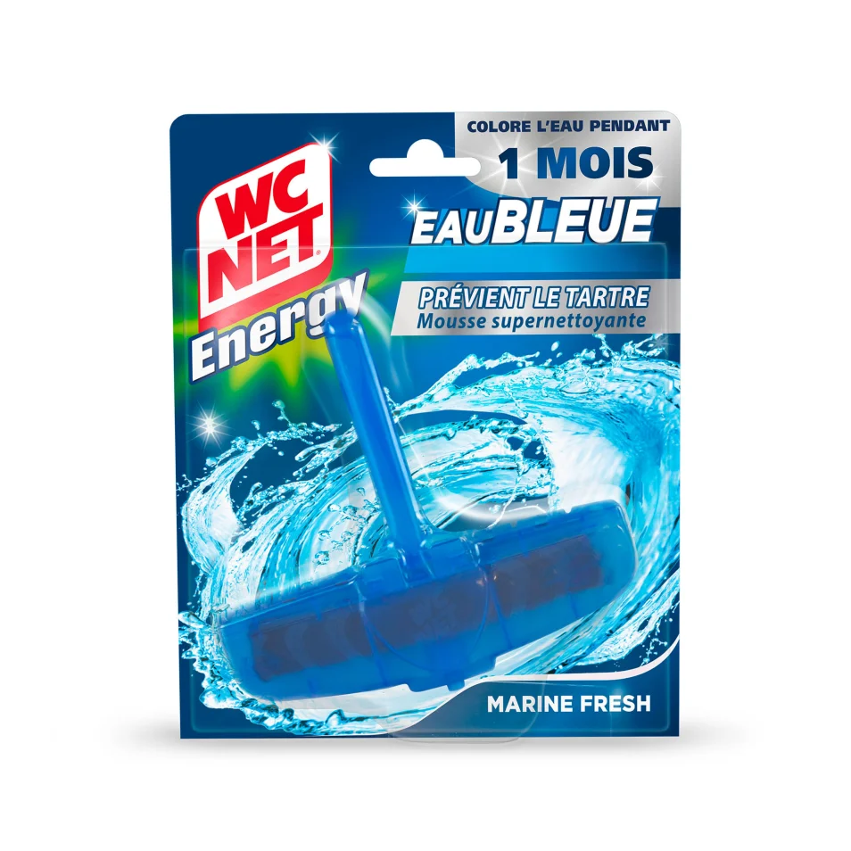 Bloc WC Net Energy Eau bleue, Marine fresh sur