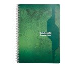 Cahier spirale Calligraphe A4 21 x 29,7 cm - petits carreaux - 100 pages