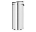 Papelera redonda 30 litros Brabantia Touch Bin inox