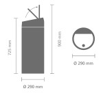 Poubelle Touch Bin New 30L Brabantia