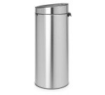 Poubelle 30 litres Brabantia Touch Bin ronde mat