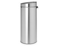 Poubelle 30 litres Brabantia Touch Bin ronde mat