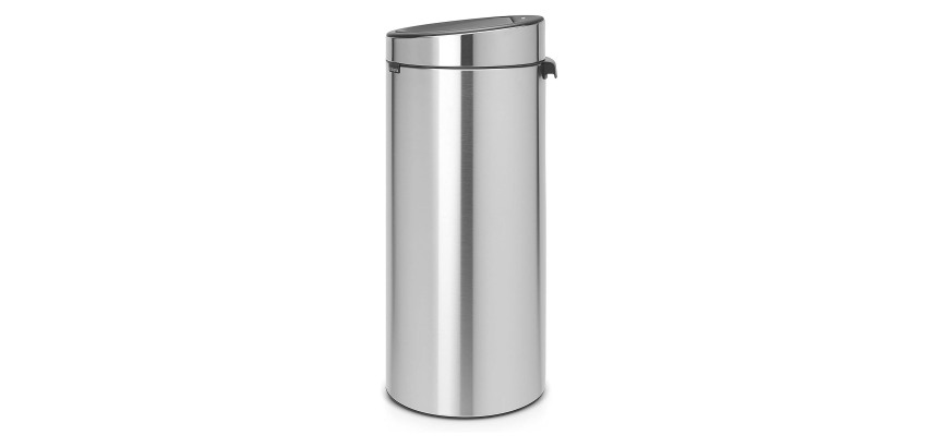 Poubelle 30 litres Brabantia Touch Bin ronde mat