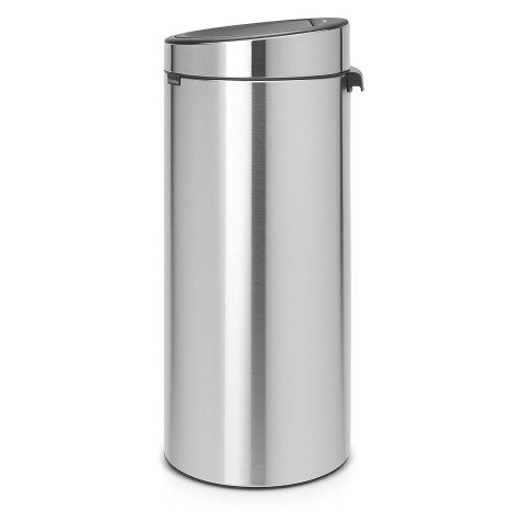 Poubelle 30 litres Brabantia Touch Bin ronde mat