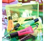 Surligneur Stabilo Néon couleur - pointe biseautée