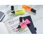 Surligneur Stabilo Néon couleur - pointe biseautée