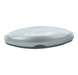 Borrador magnético gris plateado Nobo para pizarra blanca