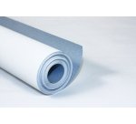 Papier fresque à peindre, rouleau 1 face blanche / 1 face bleue, 10x1m, 120g