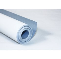 Frescopapier om te schilderen rol 1 witte zijde / 1 blauwe zijde 10 x 1 m 120 g