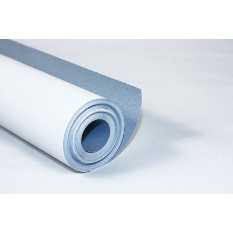 Papel mural para pintar Clairefontaine - Rollo 1 cara blanca / 1 cara azul 10 x 1m 120g