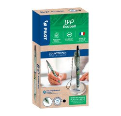 Bolígrafo sobre base Pilot B2P - escritura media