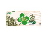 En_pq 10 etuis 10 mouchoirs bambou le trefle