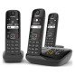 Pack trio Téléphone répondeur sans fil Gigaset  AS690A