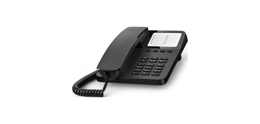 Gigaset téléphone filaire DESK 400 Noir