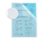 Chemise coin plastique Oxford On The Go A4 polypropylène 12/100e transparente incolore - Sachet de 10