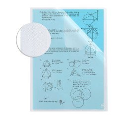 Chemise coin plastique Oxford On The Go A4 polypropylène 12/100e transparente incolore - Sachet de 10