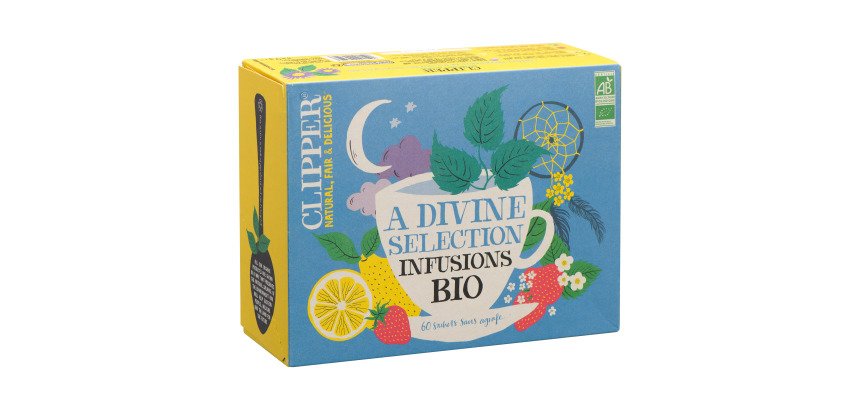 Infusions Bio Découverte Clipper -  Coffret de 60 sachets