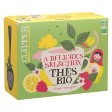 Thés Bio Découverte Clipper - Coffret de 60 sachets