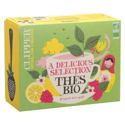 Thés Bio Découverte Clipper - Coffret de 60 sachets