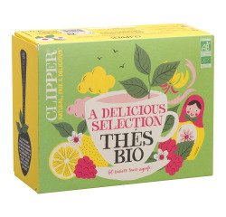 Thés Bio Découverte Clipper - Coffret de 60 sachets