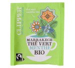 The vert menthe bio Marrakech Clipper - Boîte de 20 sachets