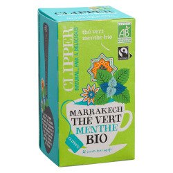 Thé vert menthe bio Marrakech Clipper - Boîte de 20 sachets